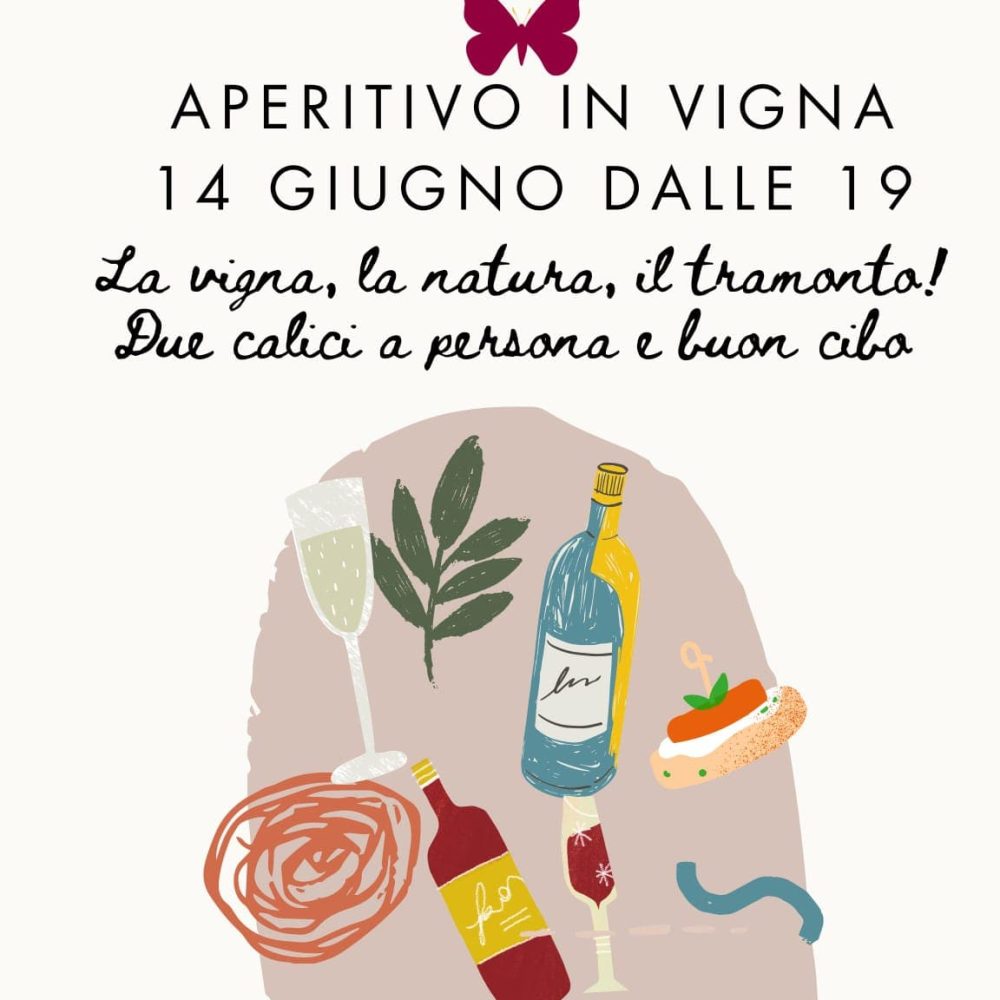 Aperitivo in vigna 14 giugno 2024